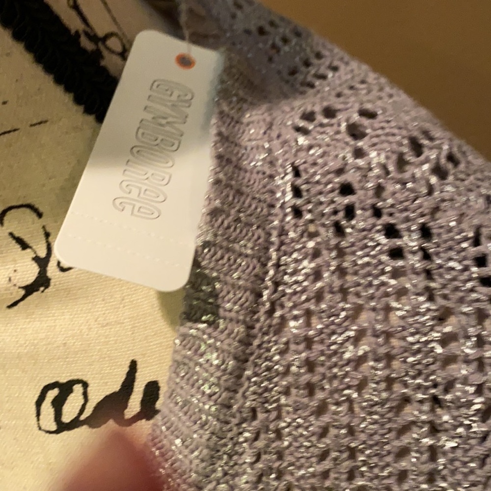 Gymboree silver‎ button up girls sweater 7-8 NWT - Picture 3 of 8
